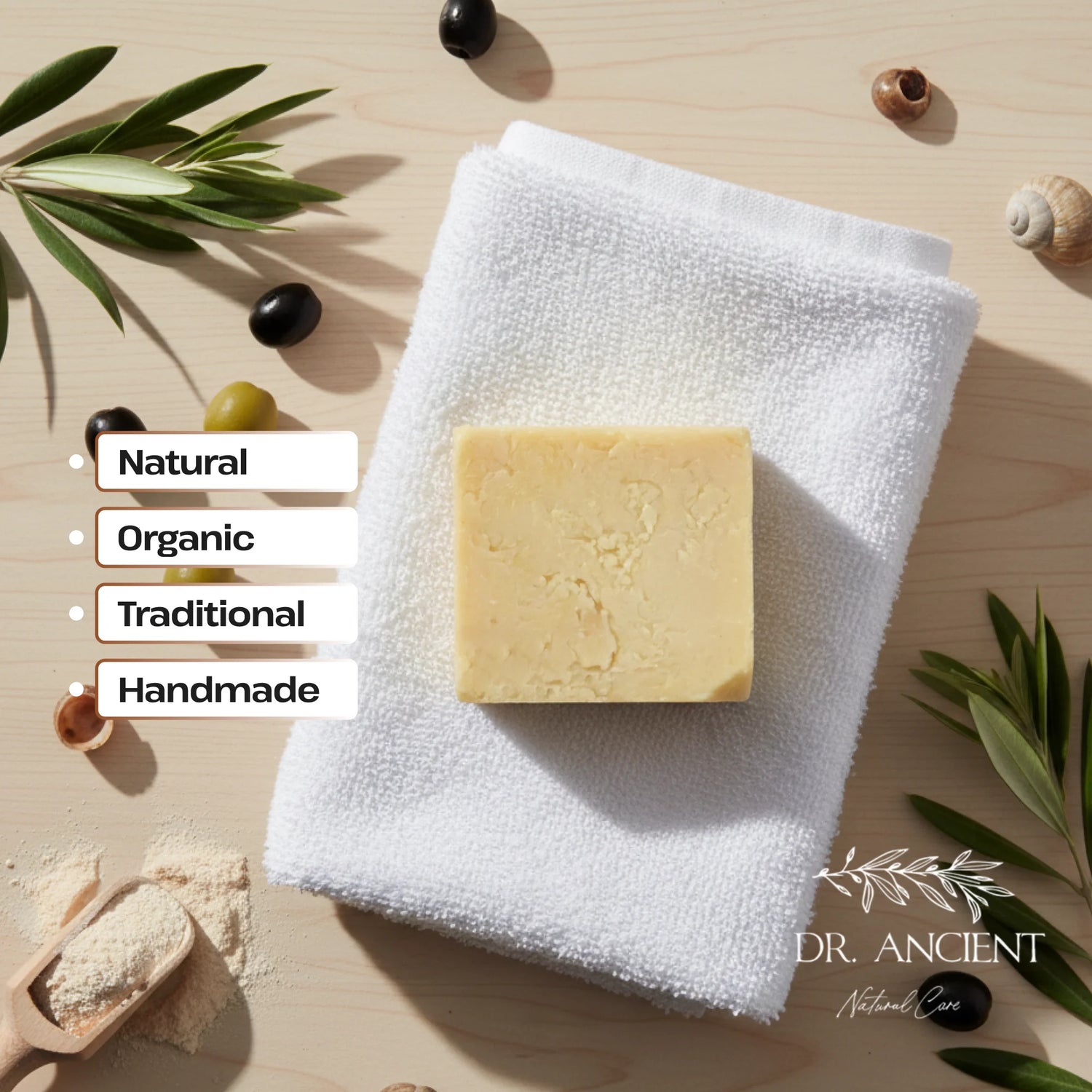 Superfatted Snail Secretion & Pure Olive Oil Soap Bar (140g)